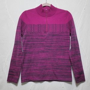 Prana Quarter Zip Sweater Size Small